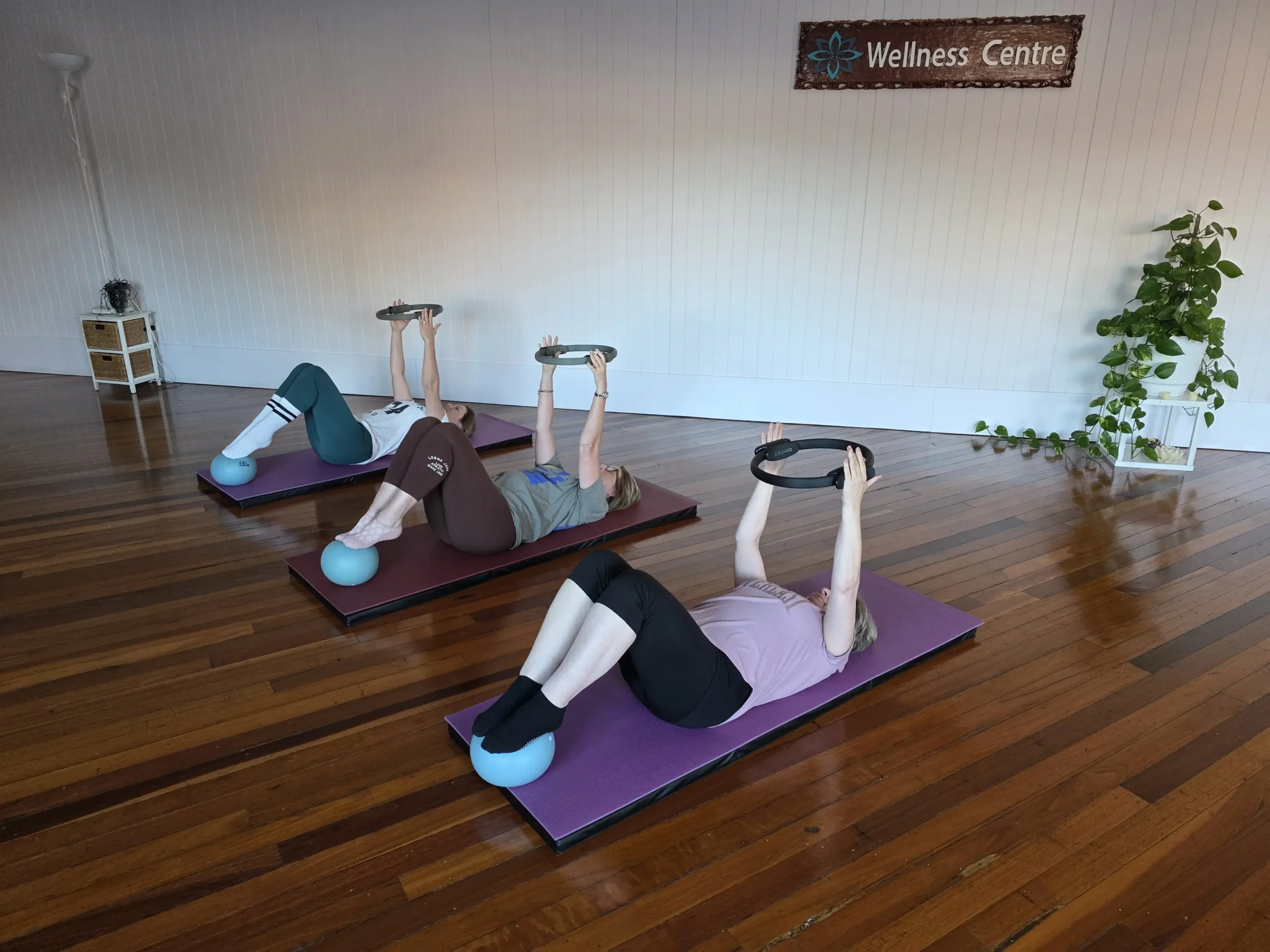A mat Pilates class at Wellness Centre Wollongong